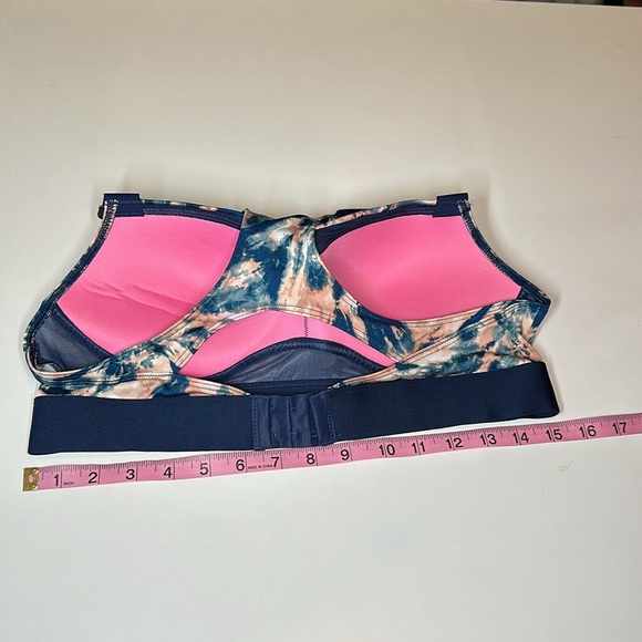 Victoria’s Secret PINK active ultimate push up bra blue coral pink Large - Picture 9 of 10